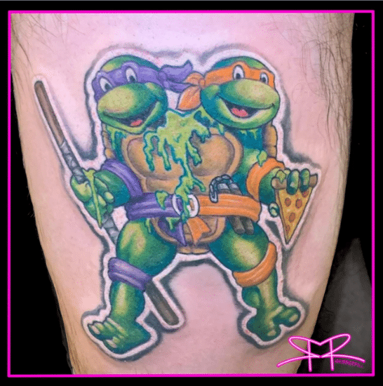 Ninja Turtles Sticker Tattoo