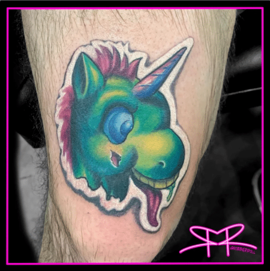 Unicorn Sticker Tattoo